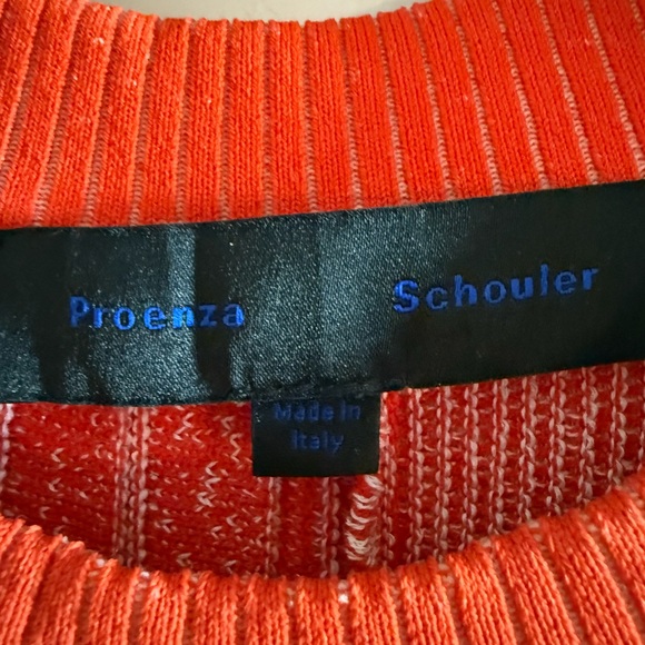 NWOT - Proenza Schouler Black Label  Orang Short Sleeve Sweater Size M - Picture 2 of 14